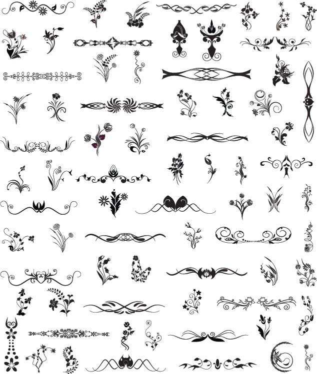 free vector The pattern element vector fashion